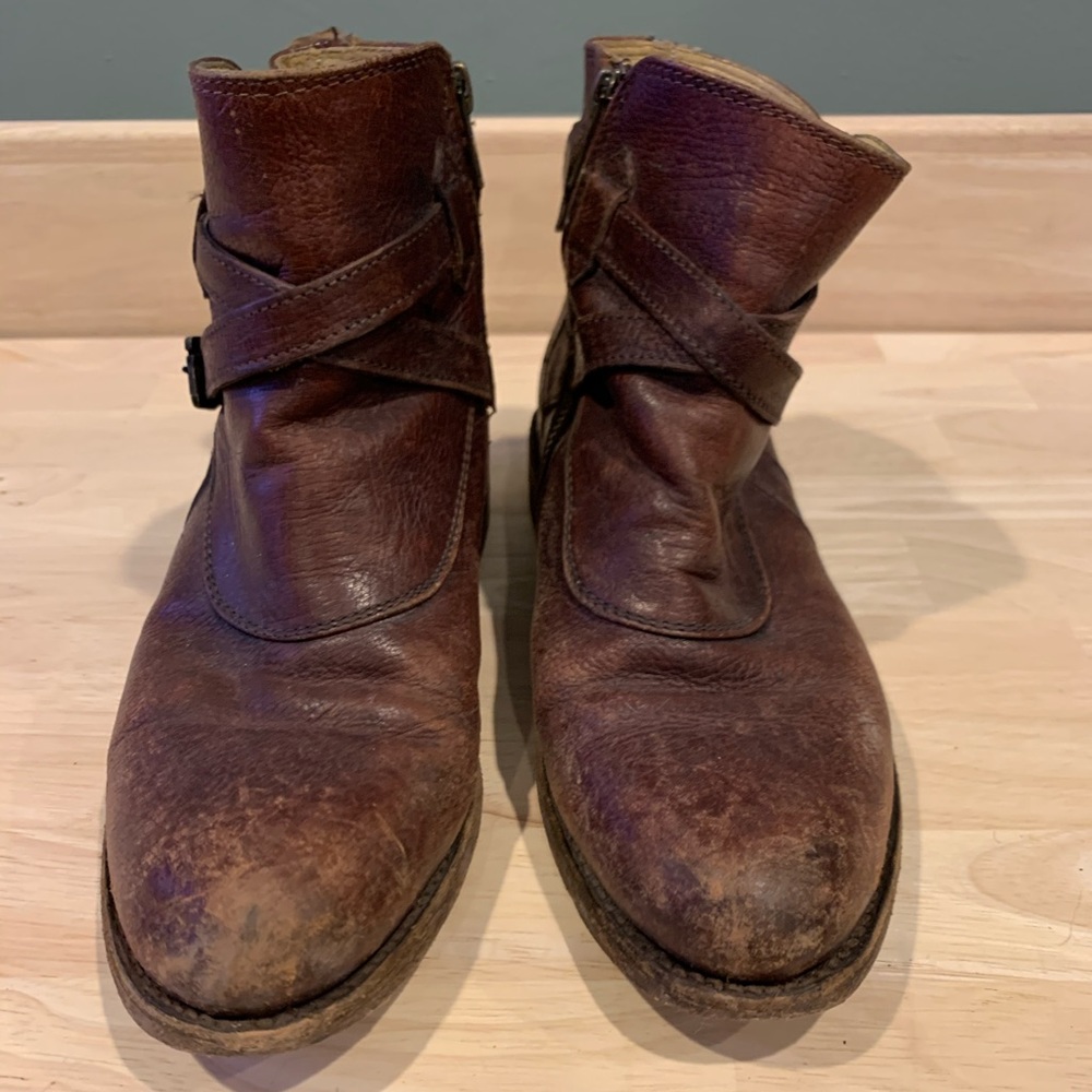Frye Jayden Cross Strap ankle boots